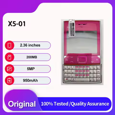 Unlocked Original X5-01 Single Sim GSM 3G Mobile Phone English Keyboard Made in Finland Only Support