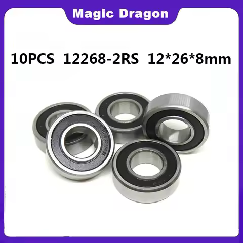 10PCS High Quality Bicycle Non-Standard Special Bearing MR12268-2RS 12268 6000/12-2RS 12*26*8mm ABEC