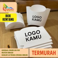 !! Screen Printing Container / Place / Box / Box / Custom French Fries Tray || Free Design || Custom