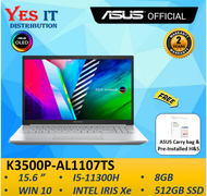Asus Vivobook Pro 15 K3500P-AL1107TS 15.6'' FHD OLED Laptop  ( i5-11300H, 8GB, 512GB SSD, Intel, W10+OPI ) FREE BAG