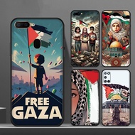 Casing for OPPO F5 F7 F9 F9 Pro F11 F11 Pro F19 F19 Pro F19 Pro Plus A73 A7X A9 A74 Free Palestine Silicone Phone Case