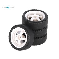 4Pcs 33mm RC Drift Tire Wheel Hard Tyre for LDRC AE86 A86 A86P LD1801 1/18 RC Car Upgrade Accessorie
