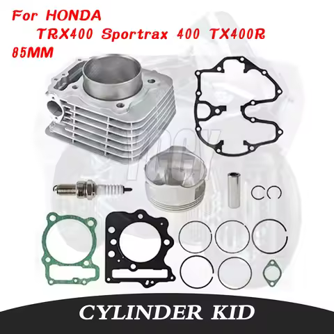 85mm 397cc Motorcycle Engine Cylinder Kit For HONDA TRX400 Sportrax 400 400R TX400R X400 400EN TRX40