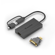 WAVLINK USB 3.0คู่ HDMI อะแดปเตอร์กราฟิกสูงสุด4K (3840X2160) จอแสดงผลเอาต์พุต Type A/Type C และ Dual