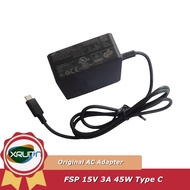 Genuine FSP 45W 20V 2.25A AC Adapter FSP045A1BR Laptop Charger Power Supply USBC Type C 5V/3A 9V/3A 