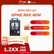 GPNE R6X LED Bulb Pins H4, H7, H11, 9005 Capacity 40W 2 Color Temperature Modes 6000K Brightening LE