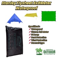 TENDA Waterproof Flysheet Size 6x8 8x6 Meters Tent Protector