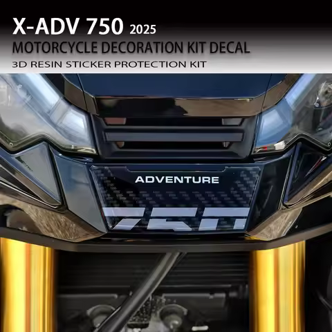 Motorcycle 3D resin sticker compatible with For Honda X-ADV 750 2025 frontal lobe protection