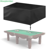 SEPTEMBER Billiard Table Cover, 7/8/9 Feet Waterproof Pool Table Dust Cover, Easy To Wash with Draws