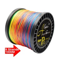 9 Strands Braided Fishing Line 300M 500M 1000M PE Wire Multifilament Fishing Line Braided Wire Saltw