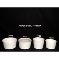 [LF] Paper bowl / meatball bowl 360ml 500ml 650ml 800ml 12oz / 17oz / 22oz / 27oz (25pcs)