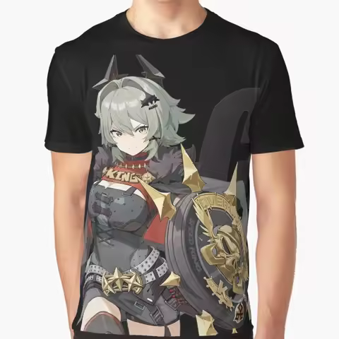 ARPG Game Zenless Zone Zero Caesar King Graphic Tee 3D Print T-shirts Men/Women Short Sleeve O-Neck 