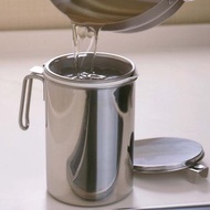日本 下村工業 日本製不鏽鋼過濾式油壺 1.2L
