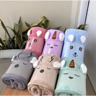 HANDUK BAYI BARU LAHIR MICROFIBER LEMBUT RANDOM UKURAN 50x100
