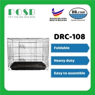 DR.CAGE DRC-108 1 Door Pet Cages Wrought Iron with Powder Coating / Dog Cage / Sangkar Anjing