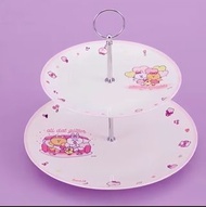 熊大 LINE FRIENDS 下午茶套裝 雙層 蛋糕碟 兔兔 熊妹 CHOCO