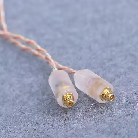 HiFi MMCX 3.5mm 1.2m Upgrade Cable Silver Core for IE200/IE300/IE600/IE900, AKG N5005/N30 Earphones