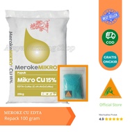 Meroke Mikro Cu EDTA 100 Gram Pupuk Mikro Tembaga