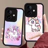 S-22 Cute Unicorn Case Case for OPPO A3 A40m A3X A40 5G Cover