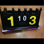 Sports score flip chart