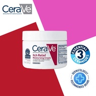 CeraVe Itch Relief Moisturizing Cream Antibacterial Anti Eczema Body Moisturizer Cream 340g