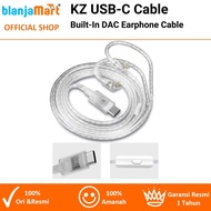 KZ Silver Plated Cable USB C Built-In DAC with MIC