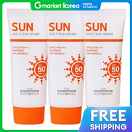 Foodaholic | (3 Units) Foodaholic Multi Sun Cream 70ml Spf50 Pa+++ / No White Cast Hybrid Sunscreen