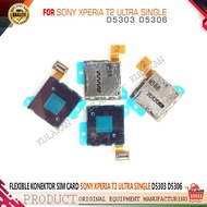 CONNECTOR SIM CARD SONY T2 KONEKTOR SIM CARD SONY XPERIA T2 ULTRA SINGLE D5303 D5306