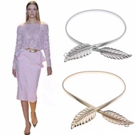 EMS Fashion for Women Belt Metal Chain Clasp Front Stretch Belt