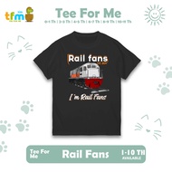 Railfans CC 201 Train Kids T-Shirt Ages 1 2 3 4 5 6 7 8 9 10 11 Years - Distro Tops Kids Tshirt K827