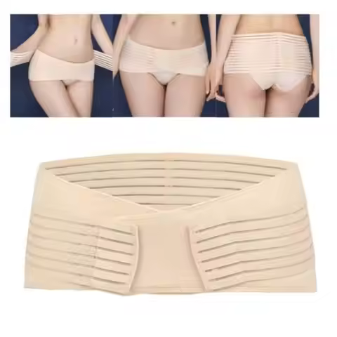 Pelvic Support Belt Lower Back Hip Lumbar Brace Postpartum Posture Pain Relief