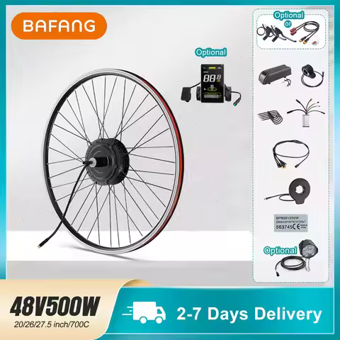 [USA STOCK 5 DAYS DELIVERY]Bafang G0900 750W G020 500W 48V Rear Hub Motor E-Bike Kit for 26"/27.5"/7