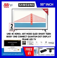 【 DELIVERY BY SELLER 】 SAMSUNG 50" / 55'' inch QA50LS03AAKXXM QA55LS03AAKXXM The Frame QLED 4K Smart Lifestyle Gaming LED TV  Frame TV