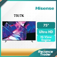 Hisende 75" 4K Mini LED U7K Series TV 75U7K