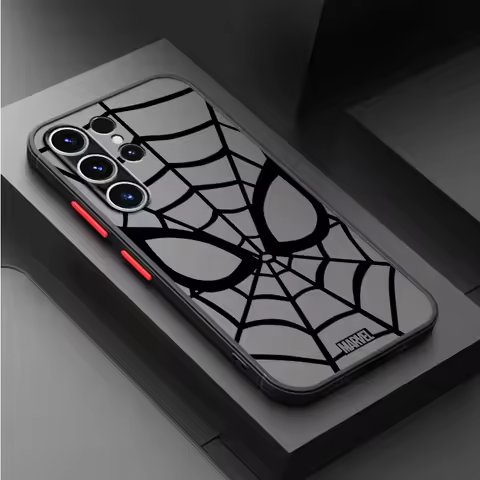 Marvel Spider Man Logo shell Case for Samsung Galaxy S21 FE S21 S20 S24 S10 S22 Plus S9 S23 Ultra S2
