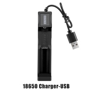 Charger Cas Baterai USB 3.7V - 4.2V Auto Cut Off Otomatis Portable Travel 18650 26650 14500 16340