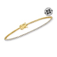 Ross-Simons Diamond Tennis Bracelet in 14kt Yellow Gold - 8