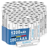 KAMCY AAA Batteries 100 Pack, Alkaline Triple A Batteries with Ultra Long-Lasting Power, Leakproof 1