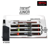 rOtring Isograph Junior Technical Drawing Pen Set - for College Drafting Architecture Engineering Sc