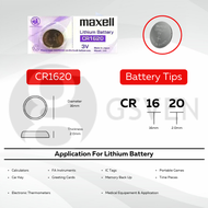MAXELL battery Maxell Original Battery 1pcs or 5pcs CR1220 / CR 1616 / CR 1620 / CR 1632 / CR 2016 /