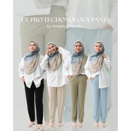 Amiably UV Protection Quick Dry Technology multifunction regular fit stretchable comfort pants Silk 