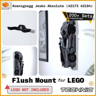 Flush Wall Mount For Lego Technic Koenigsegg Jesko Absolute (42173/42184)