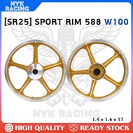 [SR25] SPORT RIM EKS EK-5 588 5L W100 GLOD