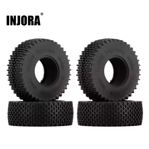 INJORA Comp Pins Multi Terrains 1.0 Wheel Tires 55*20mm for 1/18 1/24 RC Car Axial SCX24 TRX4M AX24 
