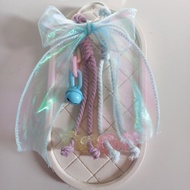 GANTUNGAN Cillabagcharm Ribbon Bag Hanger Ribbon Coquette/Bag Charm Ribbon Ribbon Coquette