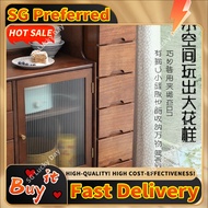 Solid wood narrow gap storage cabinet, drawer-style bedroom narrow cabinet, gap cabinet, storage cab