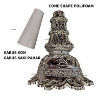 1 x Gabus Pahar cone shape polyfoam hantaran bunga telur gabus cucuk bunga bouquet