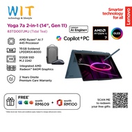 Lenovo Yoga 7 2 In 1 14AGP11 83TD007JMJ (AMD Ryzen AI 7 445/16GB RAM/512GB SSD/14" WUXGA OLED Multi-