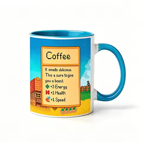 Stardew Valley Mug, Stardew Valley Gift, Stardew Valley Coffee Cup, Stardew Valley Game Merchandise 