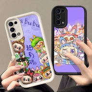 Case for OPPO Reno 5 F19s 4 6 A72 A52 A95 A92 F19 Find X3 Lite 5G Q-59 Labubu